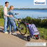 Caddie vélo Andersen Royal Plus avec sac isotherme 62L lavande pour courses et balades en extérieur