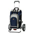 Caddie vélo Andersen Royal Plus avec sac isotherme Hydro 62L bleu gris pour transport facile et courses à vélo