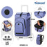 Caddie vélo Andersen Royal Plus avec sac isotherme Hydro 62L lavande, dimensions et caractéristiques thermo