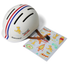 Casque vélo enfant Thousand Jr Speedway crème avec planche d’autocollants