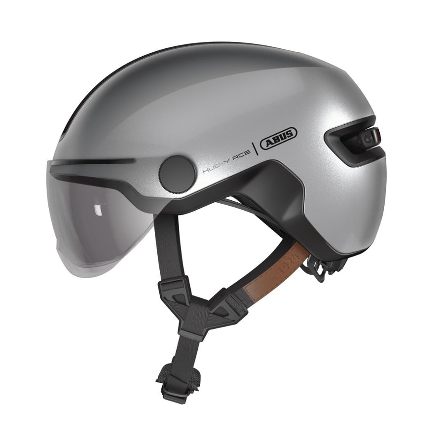 fahrradhelm winter mit visier ABUS HUD-Y Ace Citybike Fahrradhelm mit Visier für Erwachsene