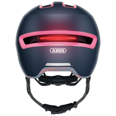 Casque Abus HUD-Y Ace Midnight Blue avec feu pour vélo en ville - #5