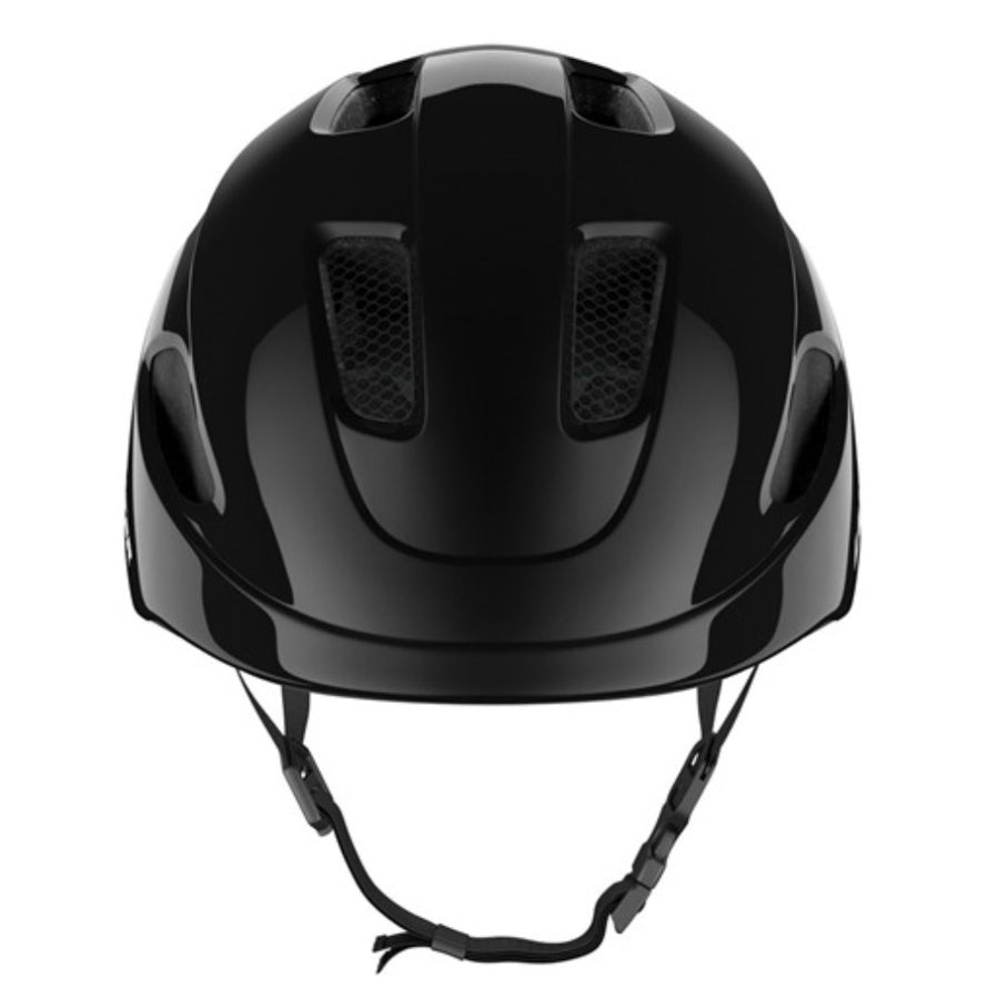 casque enfant Lazer Nut'z KinetiCore noir vue de face