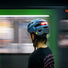Casque Met Intercity Mips bleu avec feu arrière lumineux pour sécurité en vélo urbain