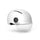 Casque Met Vibe On Mips blanc avec visiere integrée pour protection et confort en cyclisme urbain