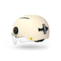 Casque Met Vibe On Mips ecru avec visiere et feu arriere LED pour securite en velo