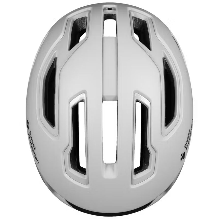 Casque Sweet Protection Falconer 2Vi Mips blanc mat, ventilation optimale et protection avancée pour cyclistes