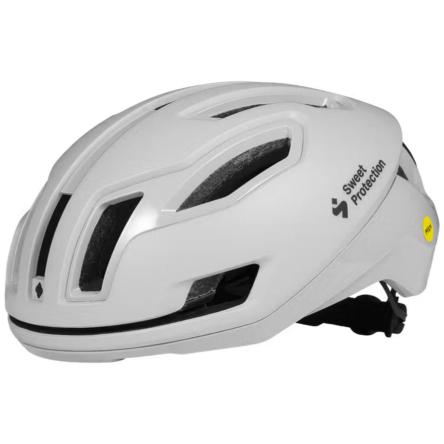 Casque Sweet Protection Falconer 2Vi Mips blanc, protection vélo légère et ventilée pour cyclistes exigeants