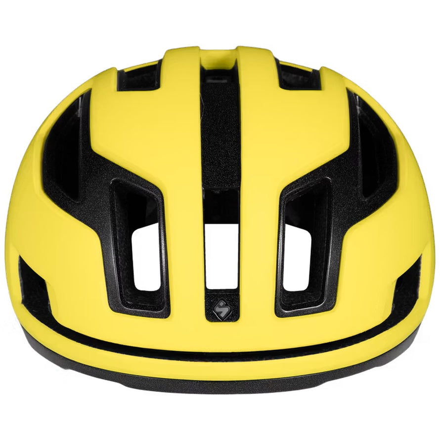 Casque Sweet Protection Falconer 2Vi Mips jaune mat, protection optimale et design aérodynamique pour cyclistes exigeants