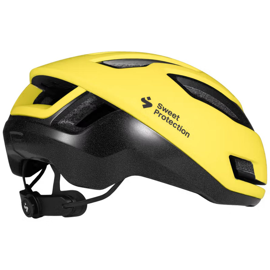 Casque Sweet Protection Falconer 2Vi Mips jaune noir, sécurité et confort pour cyclistes performants