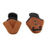 Coussinet en cuir marron pour casque urbain Optimiz O404, confort et style pour cyclistes urbains