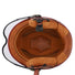Interieur en cuir marron du casque urbain Optimiz O404 pour un confort optimal en ville