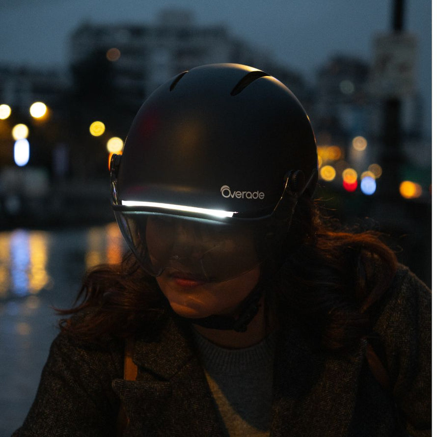 casque vélo pour être vu la nuit