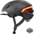 Casque vélo électrique Abus  Hype-e unisexe lumineux éclairage visibilité clignotant Fidlock Zoom Spin In Mold Hard Shell vulcano