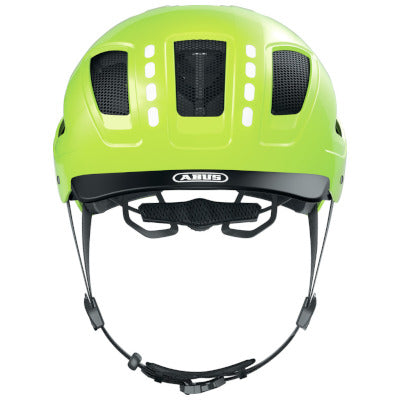 abus fahrradhelm mit licht - hyban 2.0 led Hyban 2.0 LED Abus bleu Casque cycliste avec feu avant et arrière