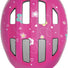 Casque vélo bébé Abus Smiley 3.0 rose avec motifs coeurs et fleurs pour sécurité et confort optimal
