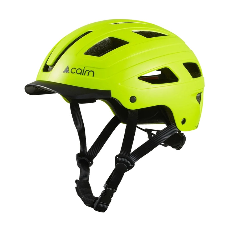 Casque vélo Cairn Clarke 7896 avec lumière LED pour sécurité et confort optimal en milieu urbain