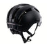 Casque vélo Contex Como 33 noir avec clignotants LED intégrés pour sécurité et visibilité en milieu urbain