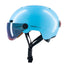 Casque vélo connecté Cosmo Connected Fusion bleu avec visière intégrée et système de sécurité innovant