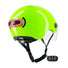 Casque vélo connecté Cosmo Connected Fusion vert avec feu arrière lumineux et télécommande intégrée