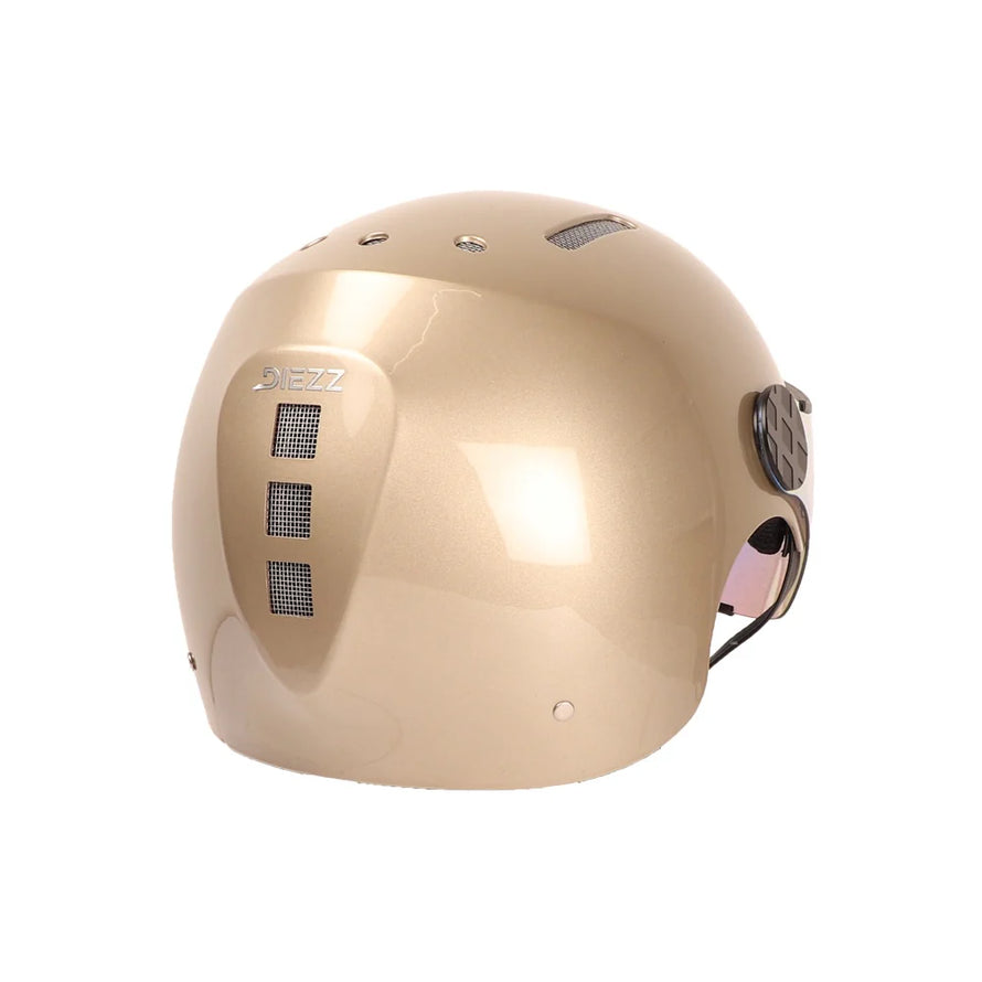 Casque vélo à visière Valor France Diezz champagne