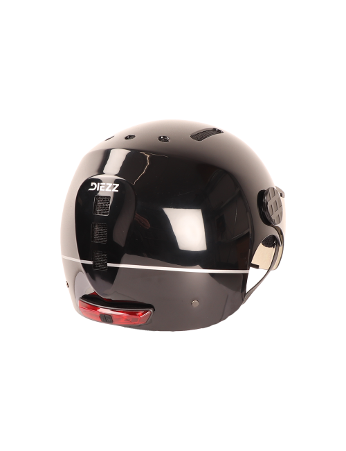 fahrradhelm französisch DIEZZ Valor France LED: Urbaner Fahrradhelm mit Visier & Licht
