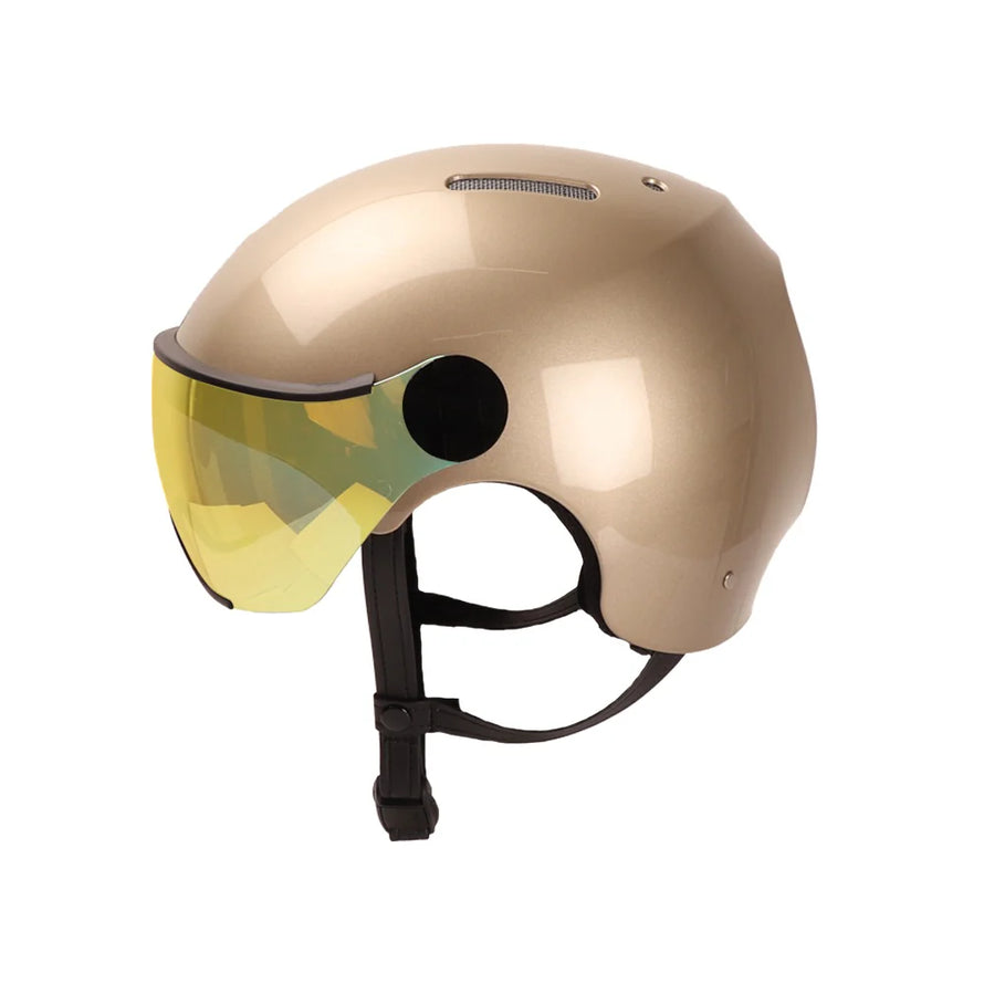 fahrradhelm pflicht frankreich DIEZZ Valor France LED: Urbaner Fahrradhelm mit Visier & Licht