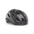 Casque MET E-Mob anthracite brillant avec feu integre pour velo electrique, securite et confort eleves