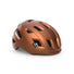 Casque Met E-Mob cuivre mat avec feu integre, allie securite et style pour velo electrique