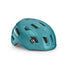 Casque Met E-Mob turquoise mat avec feu integre, securite et confort pour velo electrique moderne