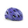 Casque Met E-Mob violet motifs avec feu integre, securite et style pour velo electrique moderne