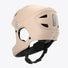 Casque intégral Virgo Access beige avec mentonnière renforcée et aérations, idéal pour vélos et trottinettes électriques.