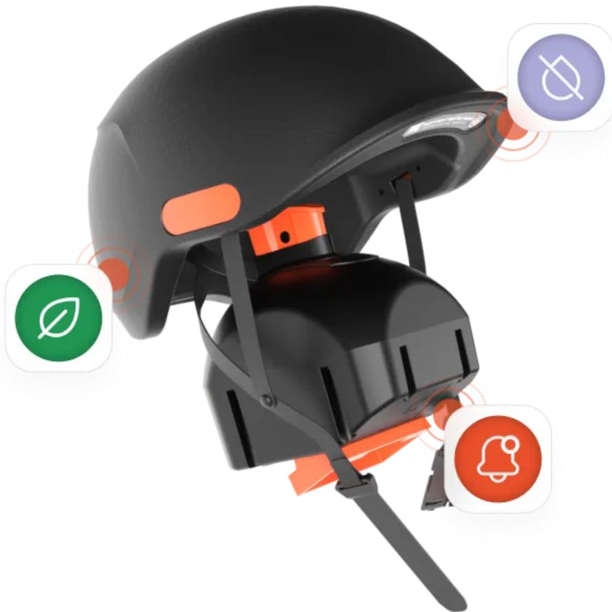 Système antivol pour casque vélo avec support sur cintre OBH Unicity