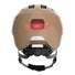 Casque vélo enfant Abus Smiley 3.0 FL.ACE LED beige avec éclairage arrière et réglage sécurisé