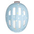 Casque vélo enfant Abus Smiley 3.0 FL.ACE LED bleu clair étoiles avec ventilation et fermeture magnétique sécurisée