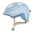 Casque vélo enfant Abus Smiley 3.0 FL.ACE LED bleu étoiles avec éclairage arrière et fermeture magnétique sécurisée