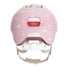Casque vélo enfant Abus Smiley 3.0 FL.ACE LED rose étoiles avec éclairage arrière et fermeture magnétique sécurisée