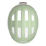 Casque velo enfant Abus Smiley 3.0 FL.ACE LED vert clair avec ventilation efficace et fermeture magnetique securisee