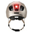 Casque velo enfant Abus Youn-I 3.0 beige avec feu LED arriere pour securite et confort ajustable - vue 3