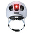 Casque velo enfant Abus Youn-I 3.0 blanc avec feu LED arriere pour securite et ajustement precis