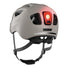 Casque velo enfant Abus Youn-I 3.0 gris avec feu LED arriere pour securite et confort ajustable