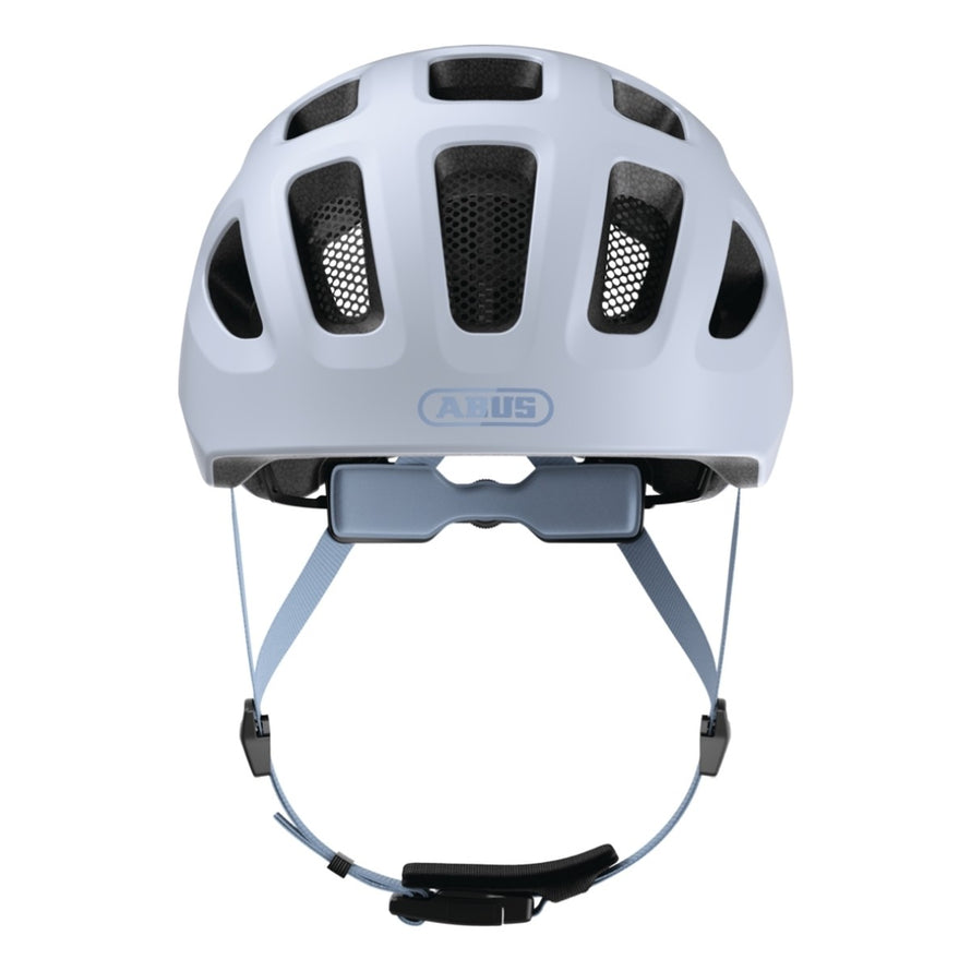 Casque velo enfant Abus Youn-I 3.0 bleu clair avec feu LED arriere pour securite et confort ajustable - vue 4