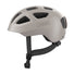 Casque velo enfant Abus Youn-I 3.0 gris clair avec feu LED arriere pour securite et confort ajustable