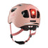 Casque velo enfant Abus Youn-I 3.0 rose avec feu LED arriere pour securite active et confort ajustable