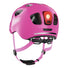 Casque vélo enfant Abus Youn-I 3.0 rose avec feu LED arrière pour sécurité et confort ajustable - vue 7