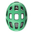 Casque velo enfant Abus Youn-I 3.0 vert mat avec feu LED arriere pour protection et confort ajustable