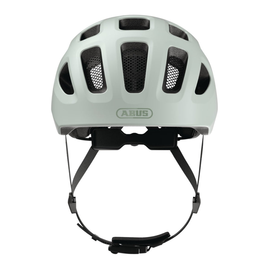 Casque velo enfant Abus Youn-I 3.0 vert pale avec feu LED arriere pour securite et confort ajustable - vue 2