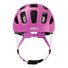 Casque velo enfant Abus Youn-I 3.0 rose avec feu LED arriere pour securite et ajustement facile