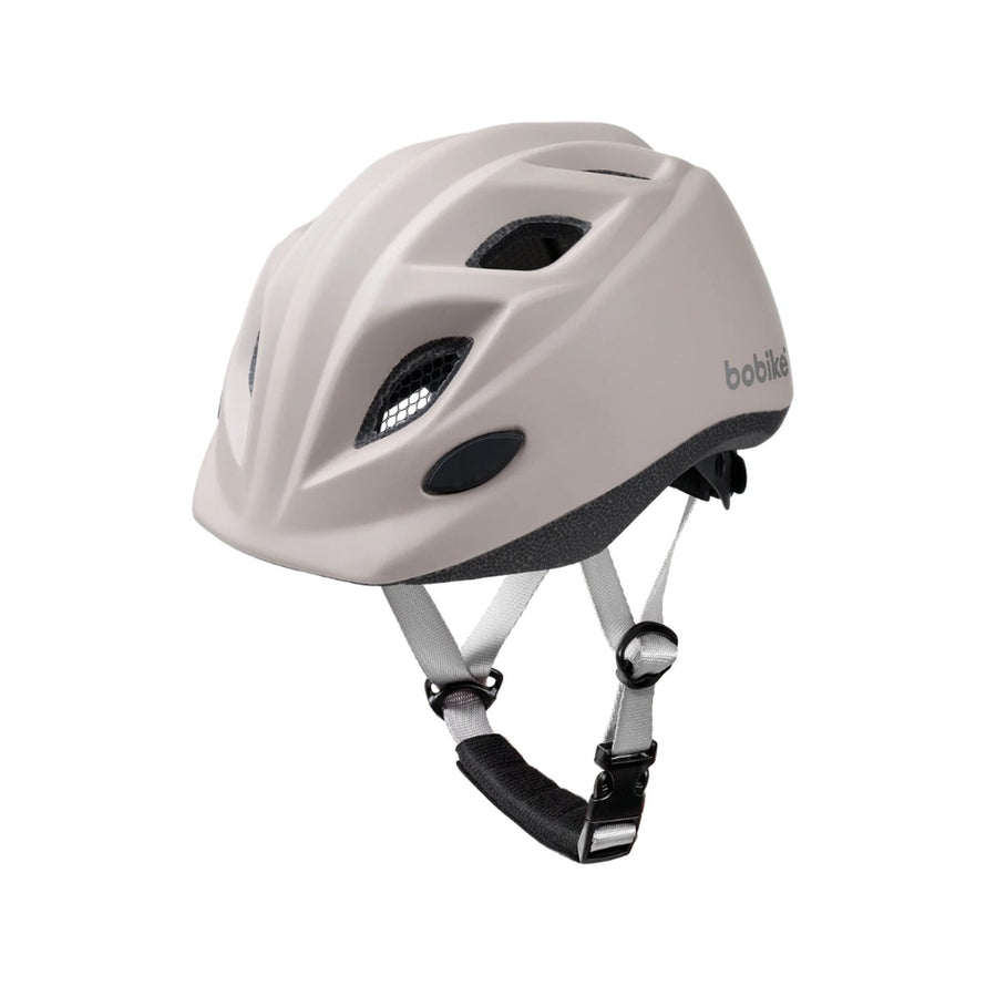 Casque vélo enfant Bobike Kids In-Mold blanc, sécurité et confort pour les petits cyclistes