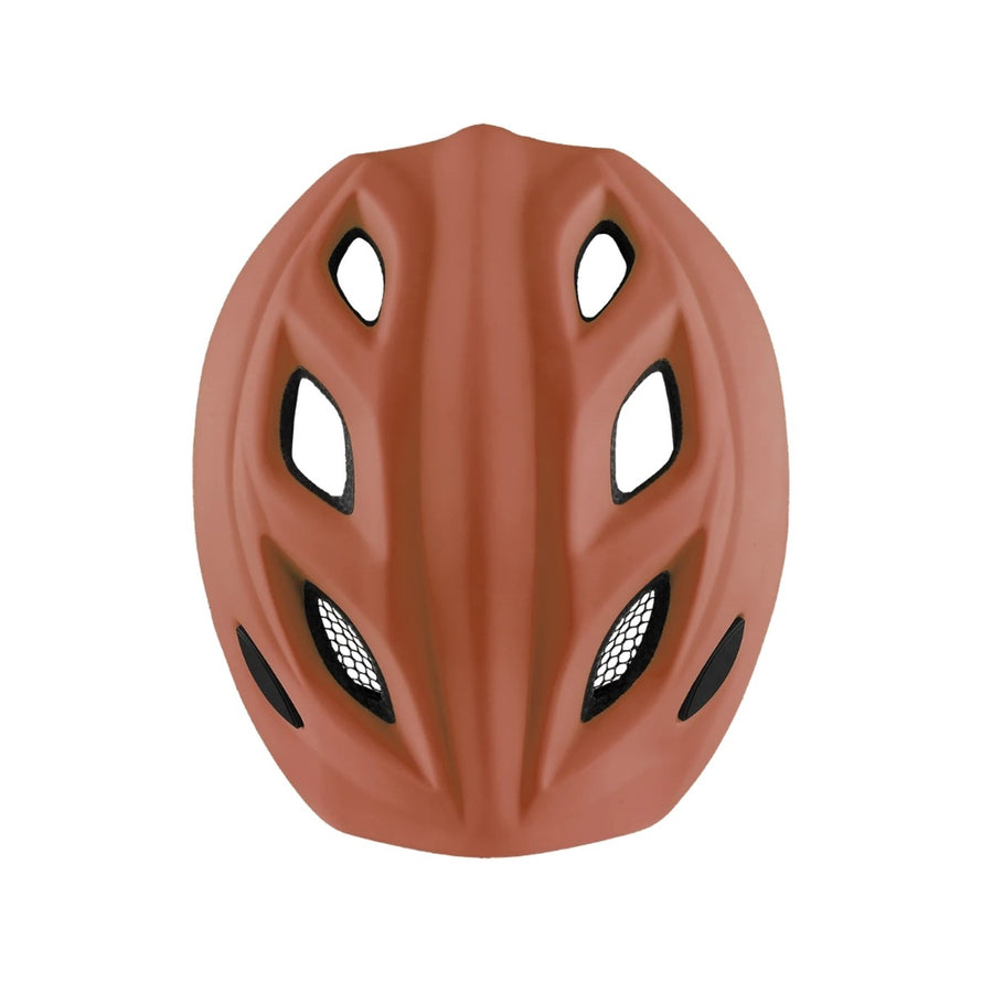 Casque velo enfant Bobike Kids In-Mold couleur terre cuite avec ventilation optimale et confort